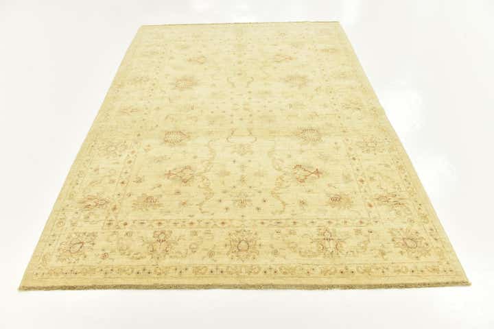 5' 9 x 8' Hand Knotted Peshawar Ziegler Rug