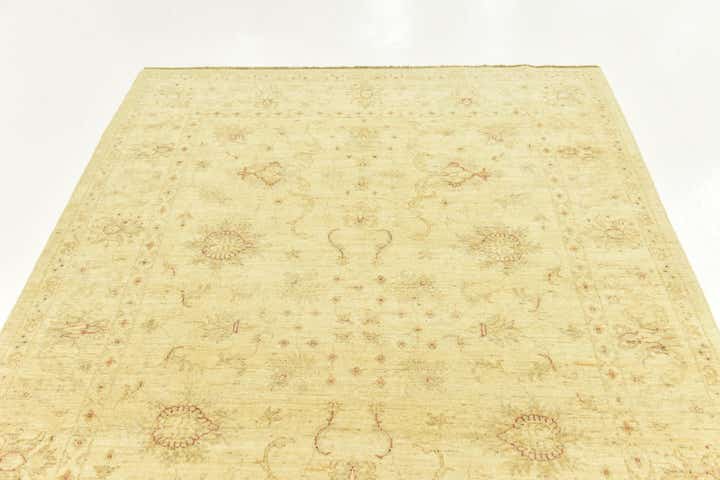 5' 9 x 8' Hand Knotted Peshawar Ziegler Rug