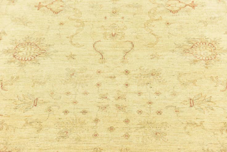 Detail image of 5' 9 x 8' Hand Knotted Peshawar Ziegler Rug