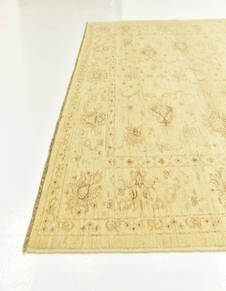 Detail image of 5' 9 x 8'  Hand Knotted Peshawar Ziegler Rug