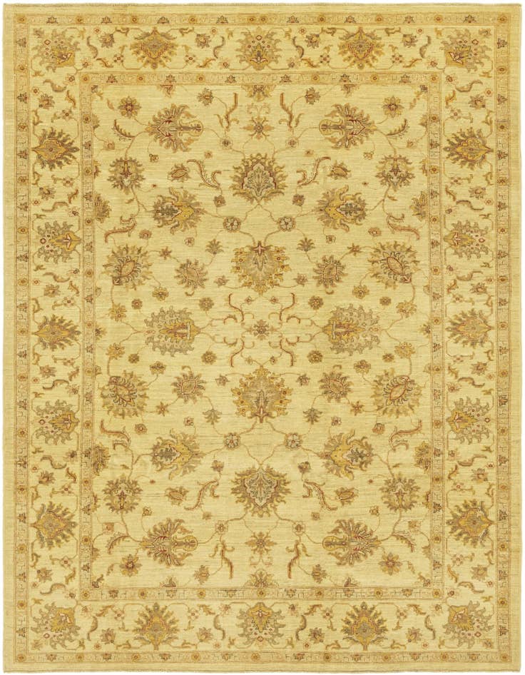 Detail image of 7' x 9' 5 Hand Knotted Peshawar Ziegler Rug