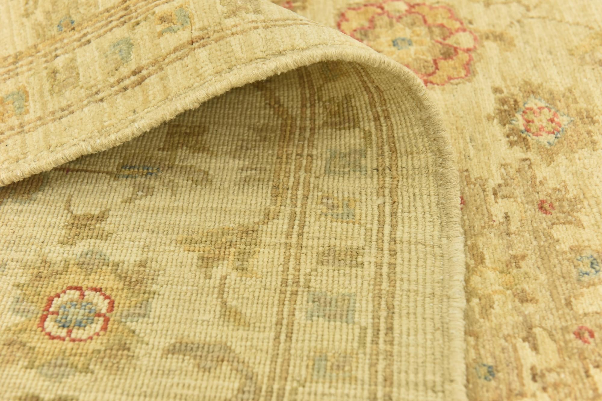 6' 6 x 9' 7 Hand Knotted Peshawar Ziegler Rug