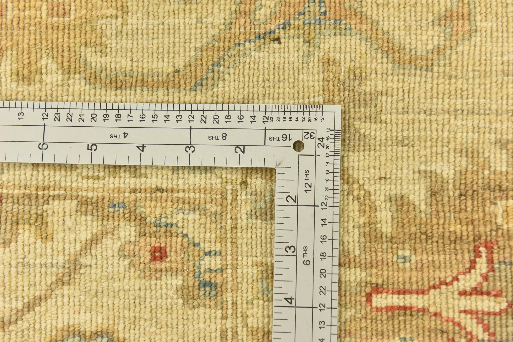 6' 6 x 9' 7 Hand Knotted Peshawar Ziegler Rug