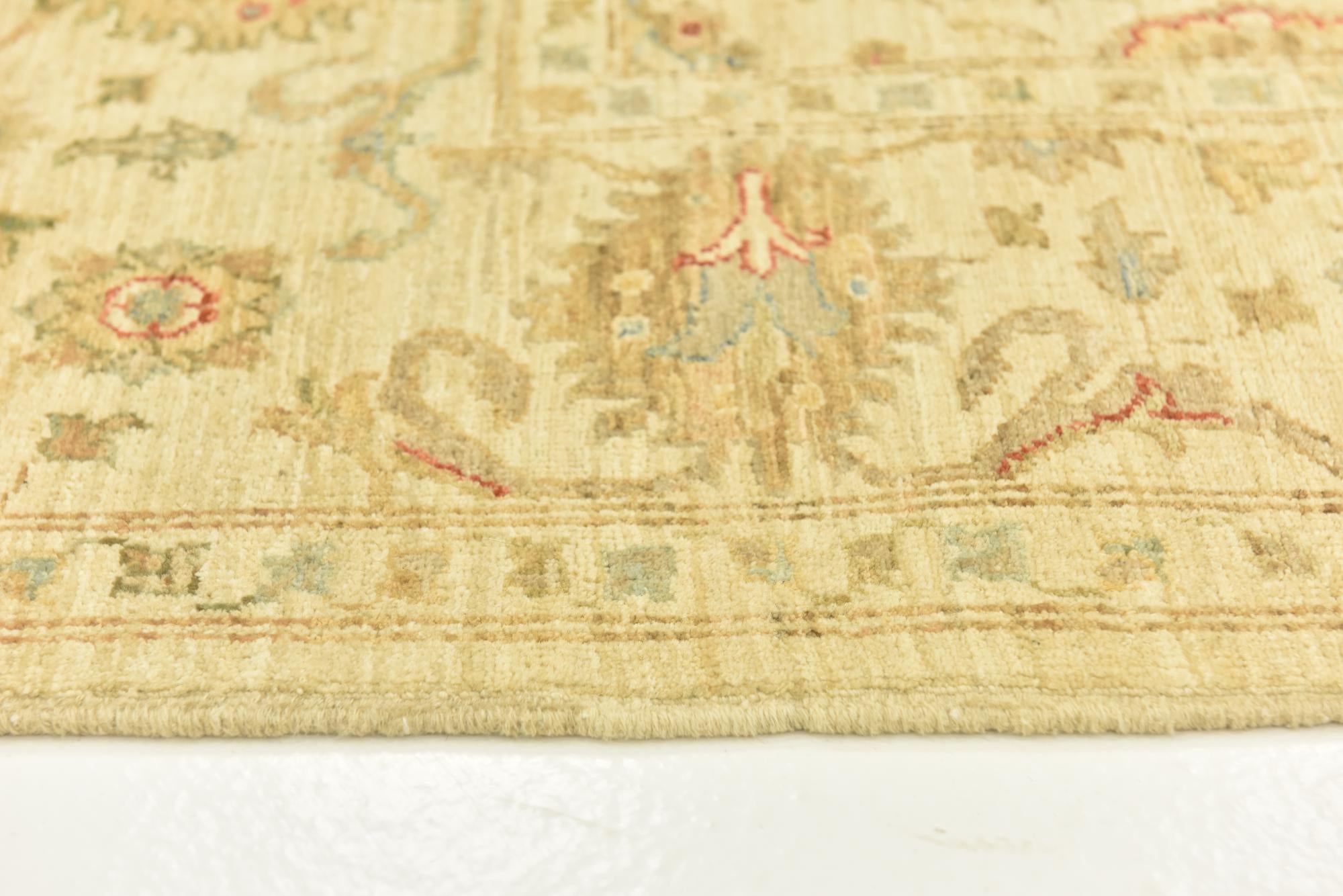 6' 6 x 9' 7 Hand Knotted Peshawar Ziegler Rug