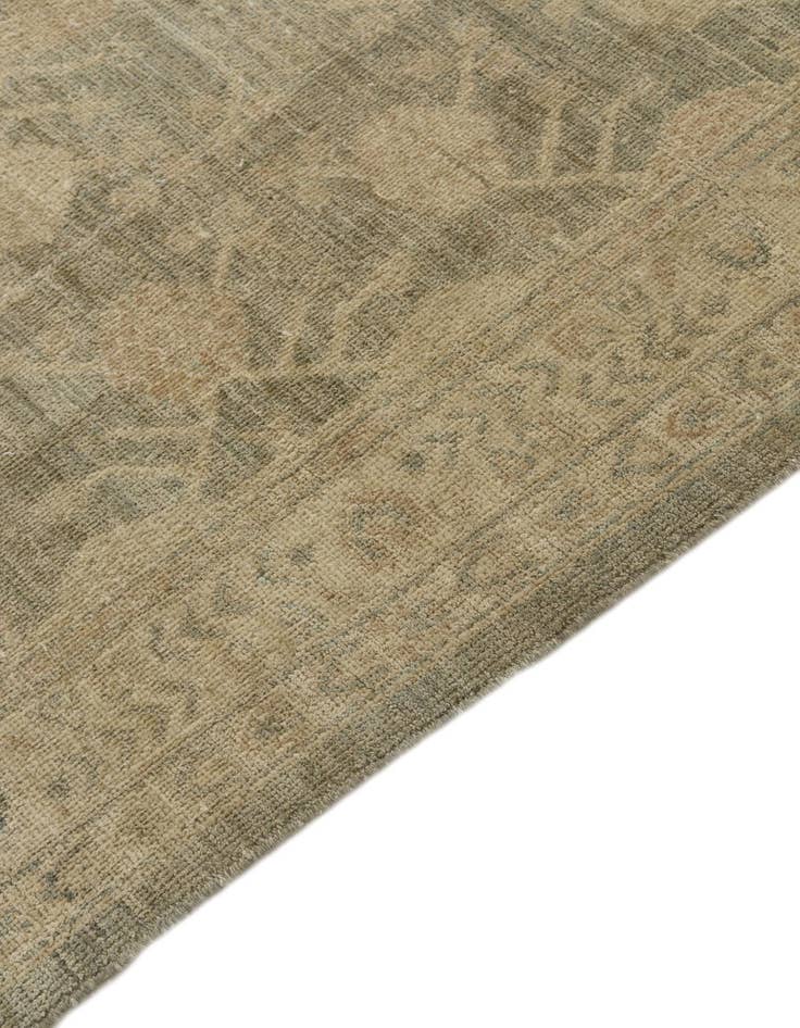 Detail image of 4' 1 x 5' 10 Hand Knotted Peshawar Ziegler Rug