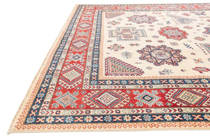 Detail image of 9' 1 x 11' 10 Hand Knotted Peshawar Ziegler Rug