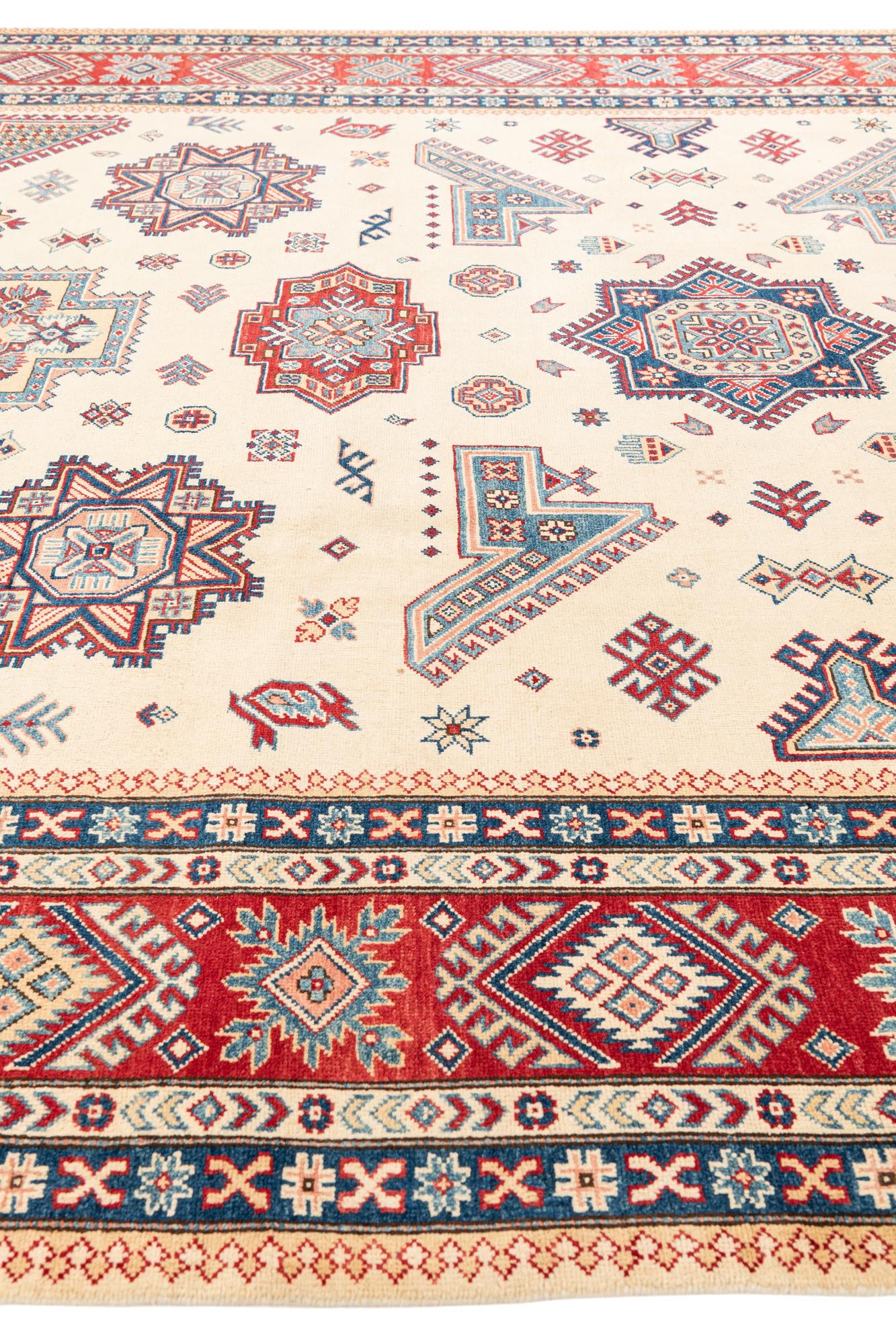 275cm x 360cm anudado a mano Peshawar Ziegler Alfombra