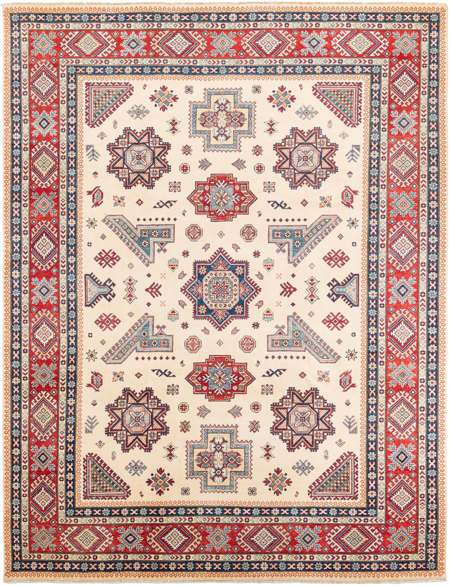 9' 1 x 11' 10 Hand Knotted Peshawar Ziegler Rug