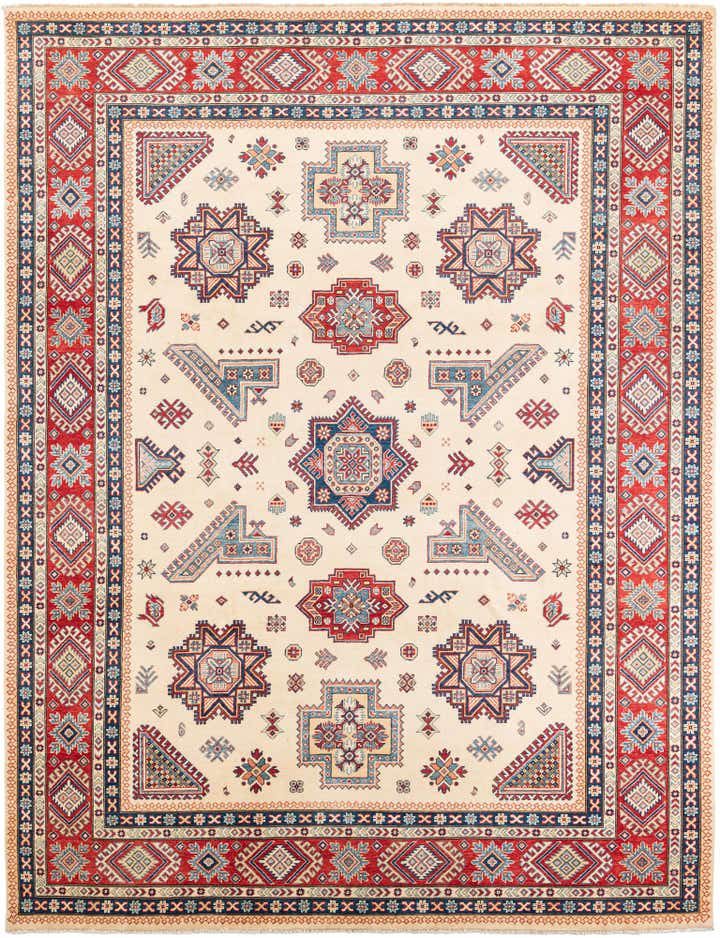 9' 1 x 11' 10 Hand Knotted Peshawar Ziegler Rug