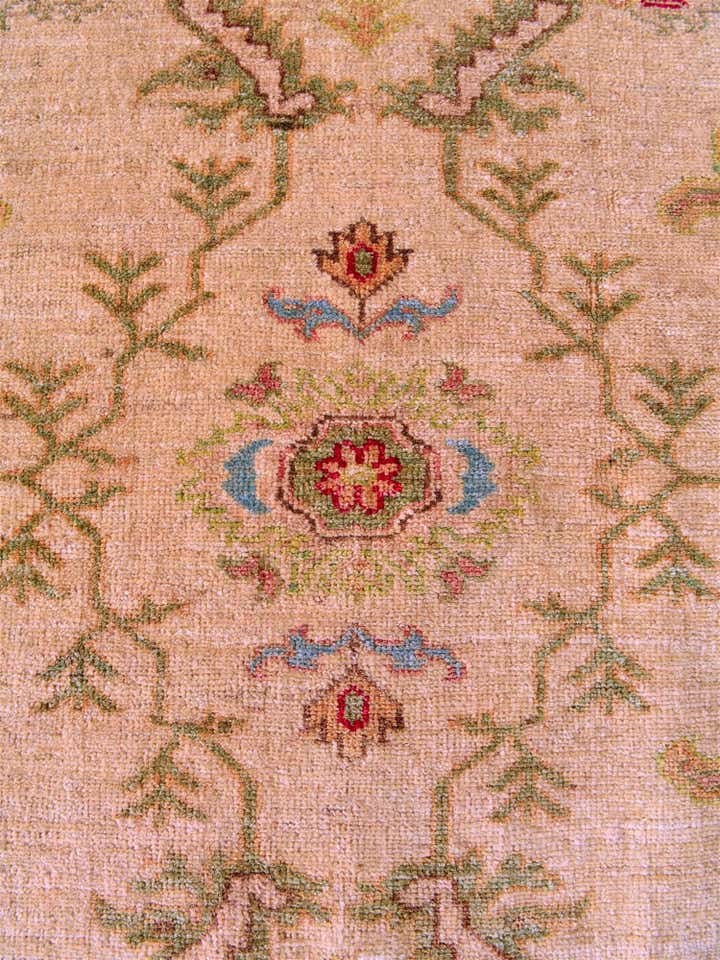 4' 1 x 5' 10 Hand Knotted Peshawar Ziegler Rug