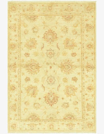3' 3 x 4' 10 Hand Knotted Peshawar Ziegler Rug