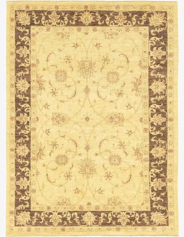 5' 6 x 7' 7 Hand Knotted Peshawar Ziegler Rug