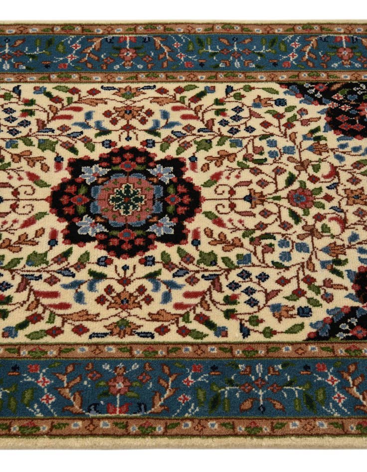 Detail image of 2' 8 x 4' Hand Knotted Qom Wool Rug
