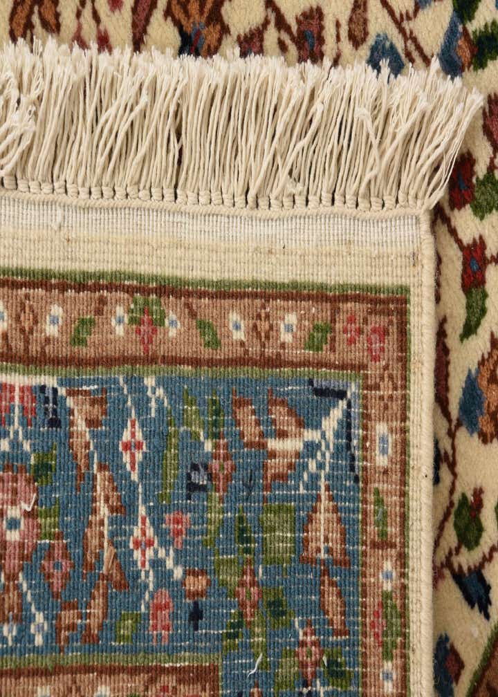 2' 8 x 4' Hand Knotted Qom Wool Rug