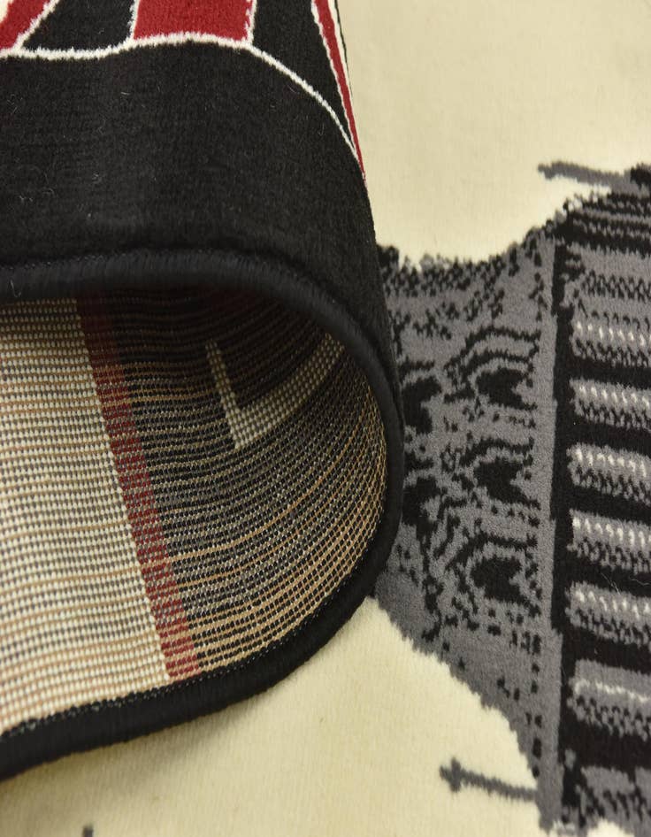 Detail image of 5' 4 x 7' 4 Reproduction Gabbeh Rug