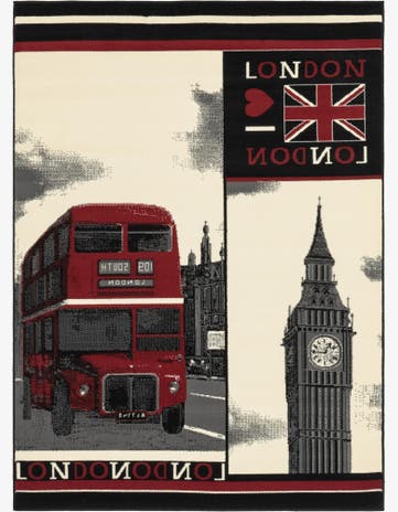 5' 3 x 7' 4 Reproduction Gabbeh Rug