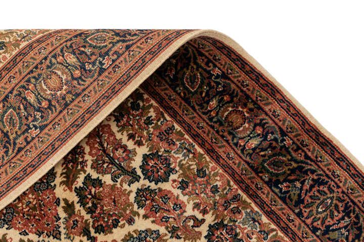4' x 6' Hand Knotted Sarough Wool Rug