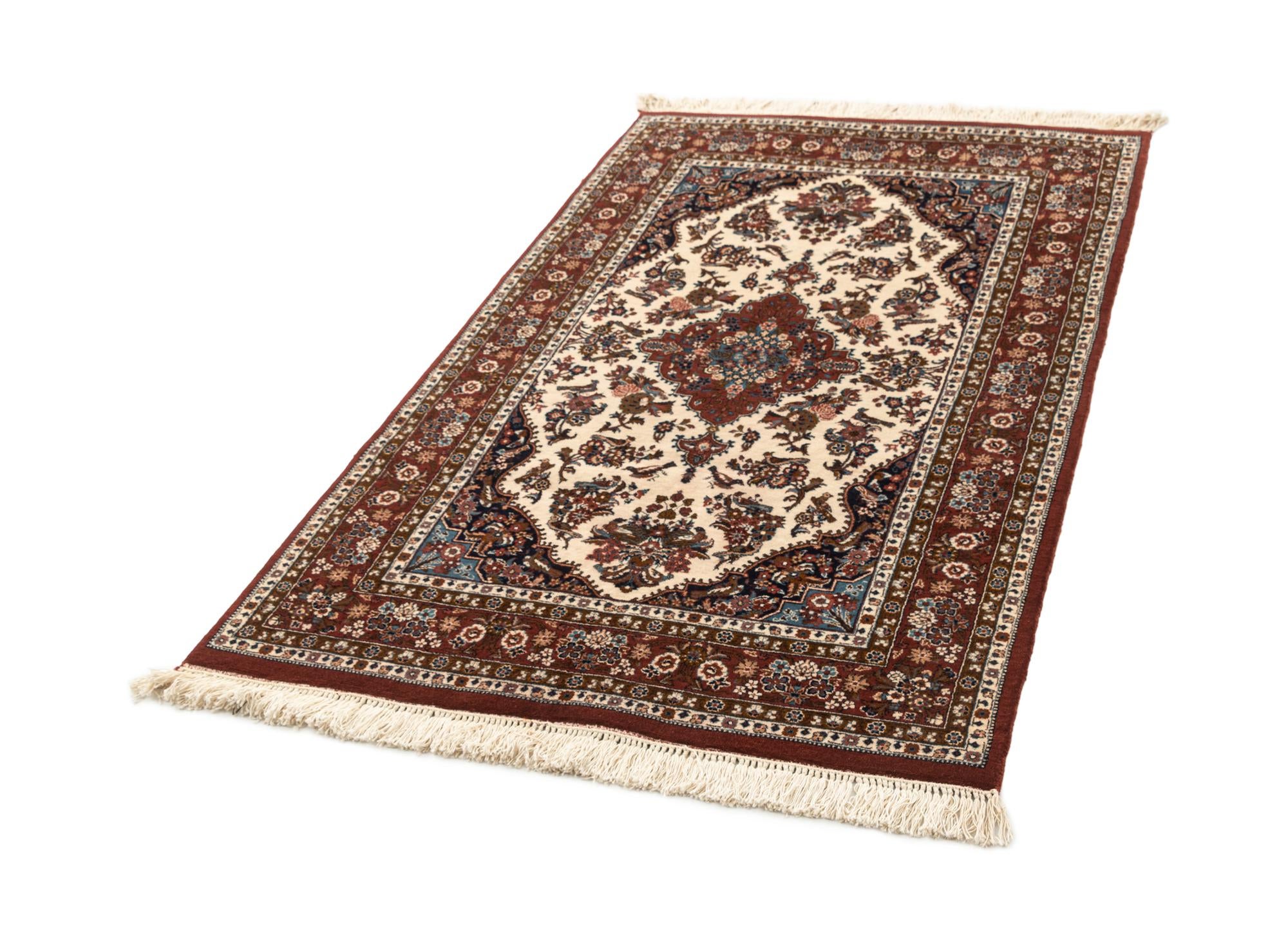 3' 8 x 6' 2 Hand Knotted Sarough Oriental Wool Rug