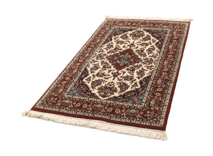 3' 8 x 6' 2 Hand Knotted Sarough Oriental Wool Rug