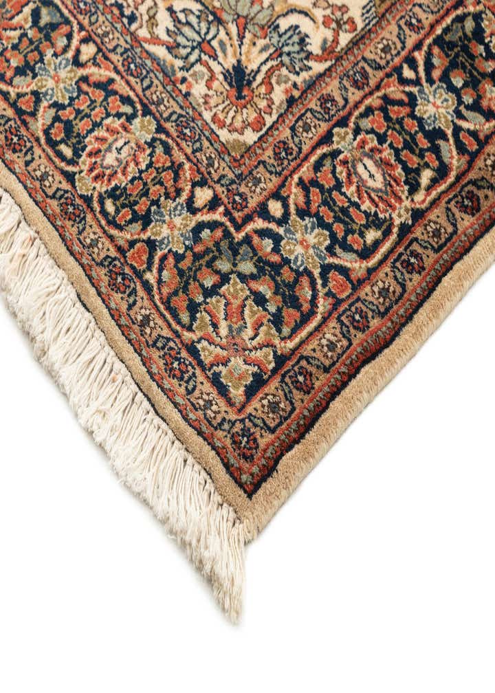 4' 2 x 5' 10 Hand Knotted Sarough Wool Rug
