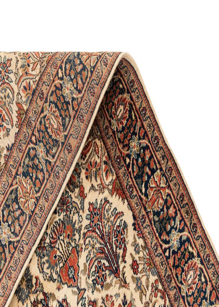 4' 2 x 5' 10 Hand Knotted Sarough Wool Rug