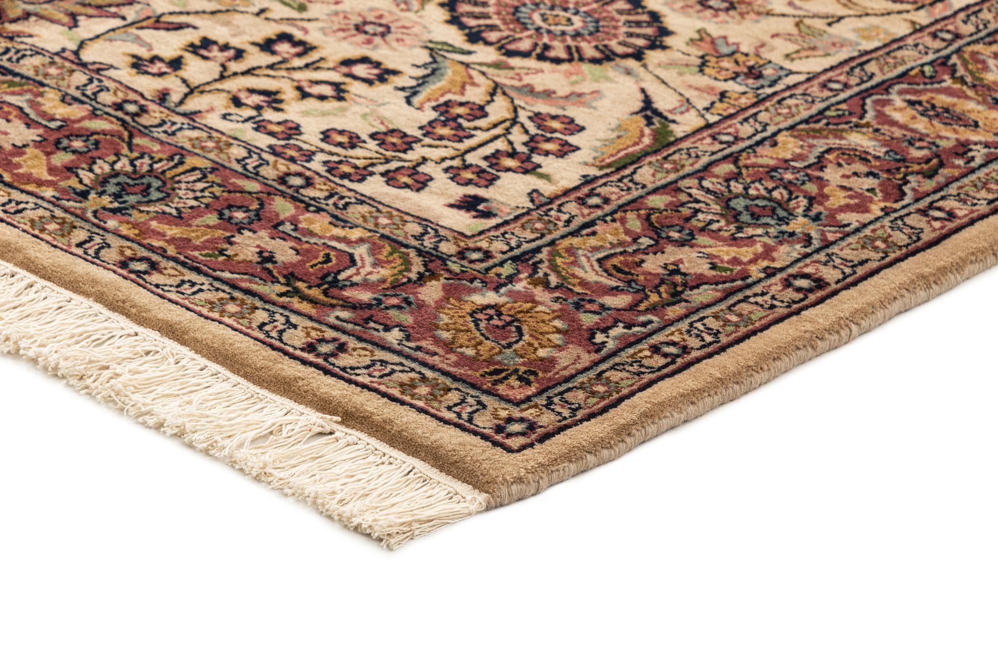 4' 3 x 6' 2 Hand Knotted Sarough Oriental Wool Rug