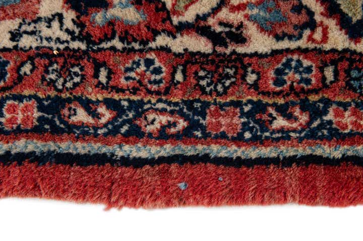 7' 2 x 10' 4 Hand Knotted Sarough Persian Wool Rug