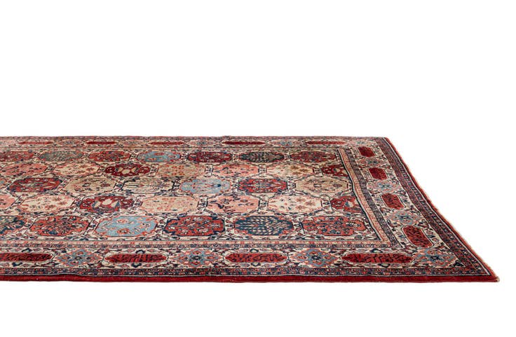 Detail image of 7' 2 x 10' 4 Hand Knotted Sarough Persian Wool Rug