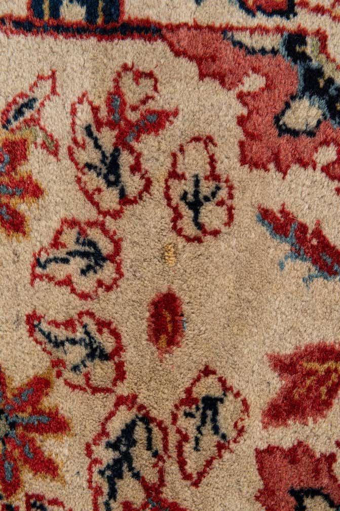 7' 2 x 10' 4 Hand Knotted Sarough Persian Wool Rug