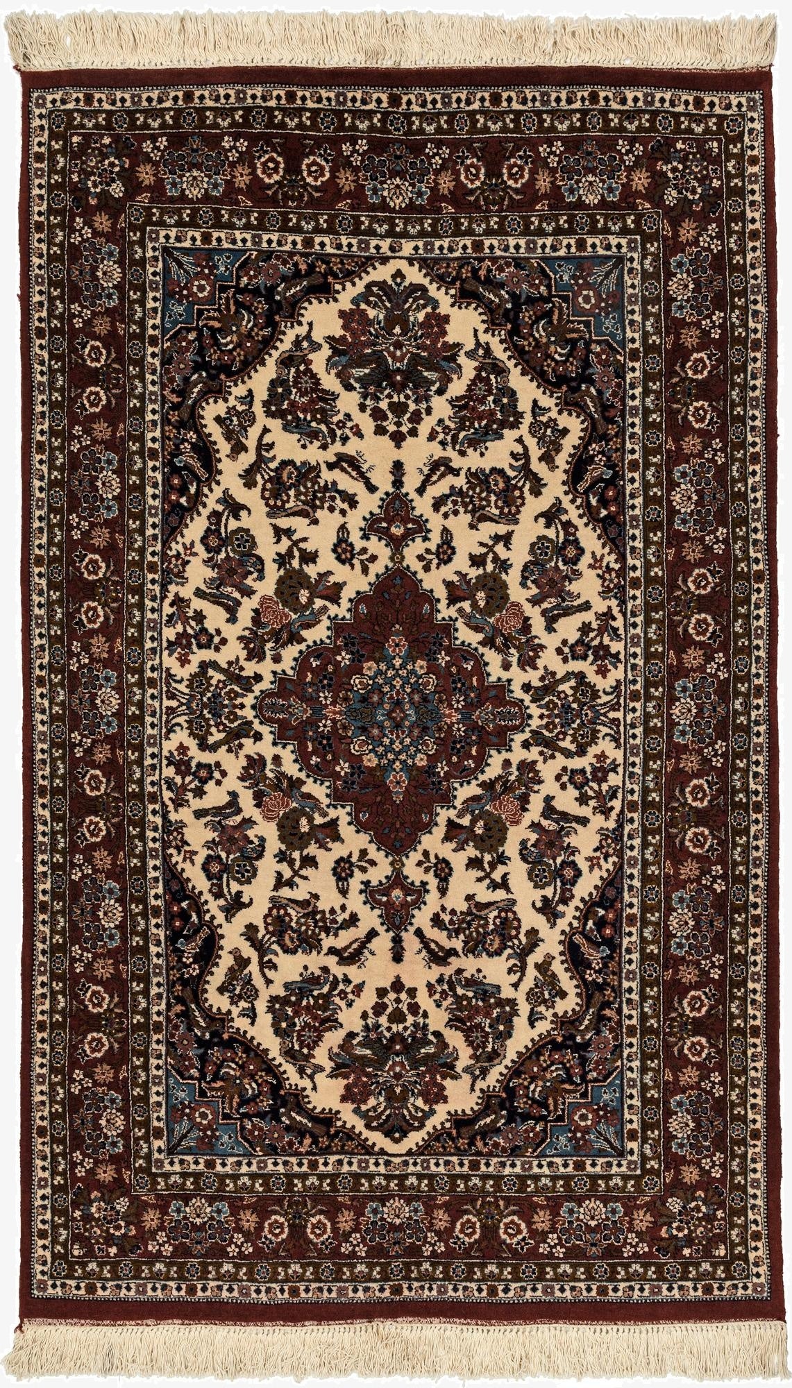 112cm x 188cm  Hand Knotted Sarough Oriental Wool Rug