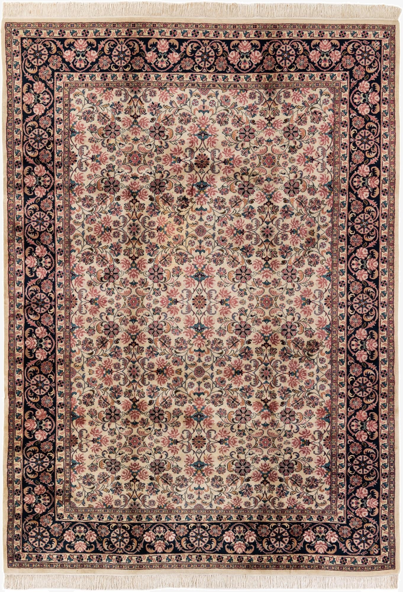 8' 4 x 11' 7  Hand Knotted Sarough Wool Rug