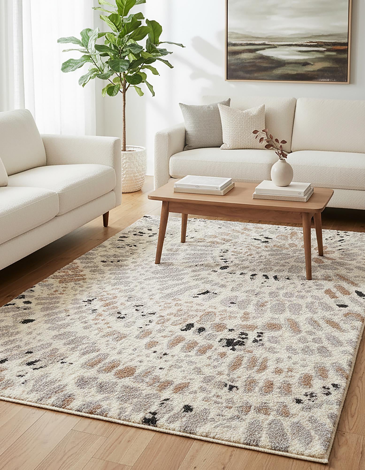 9' x 12' Sepia Rug