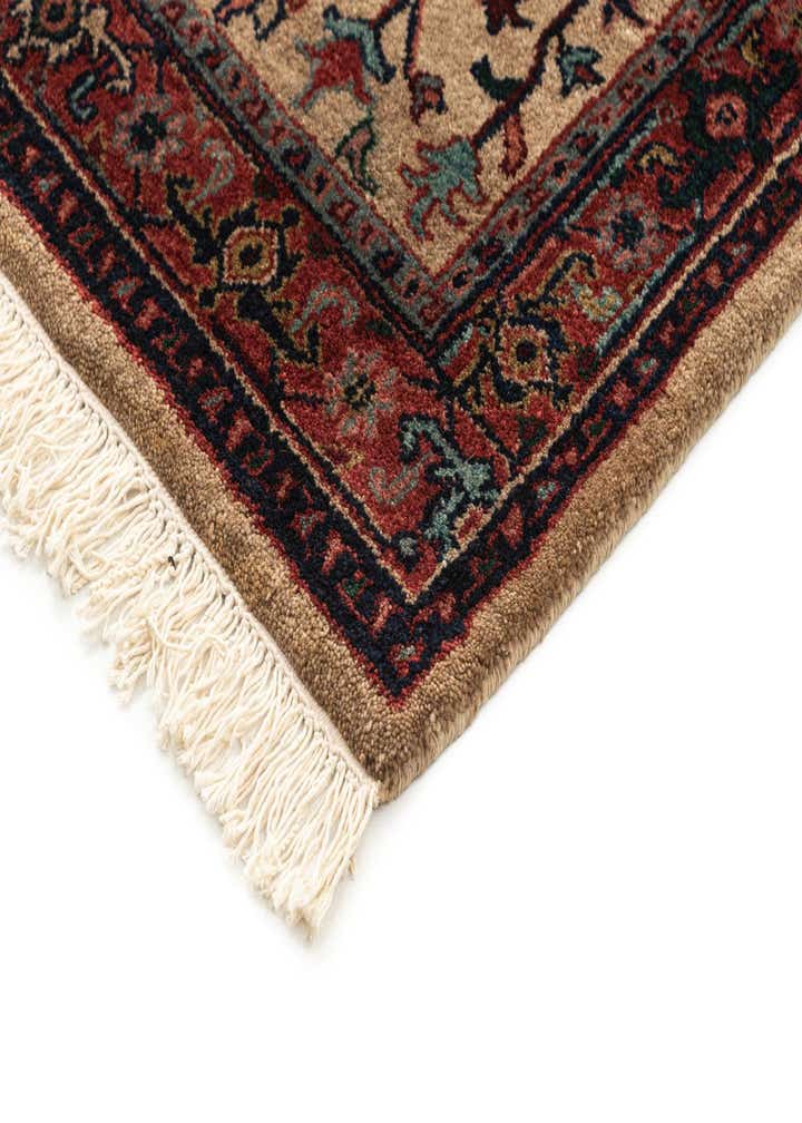 3' 4 x 6' 6 Hand Knotted Shahrbaft Wool Rug