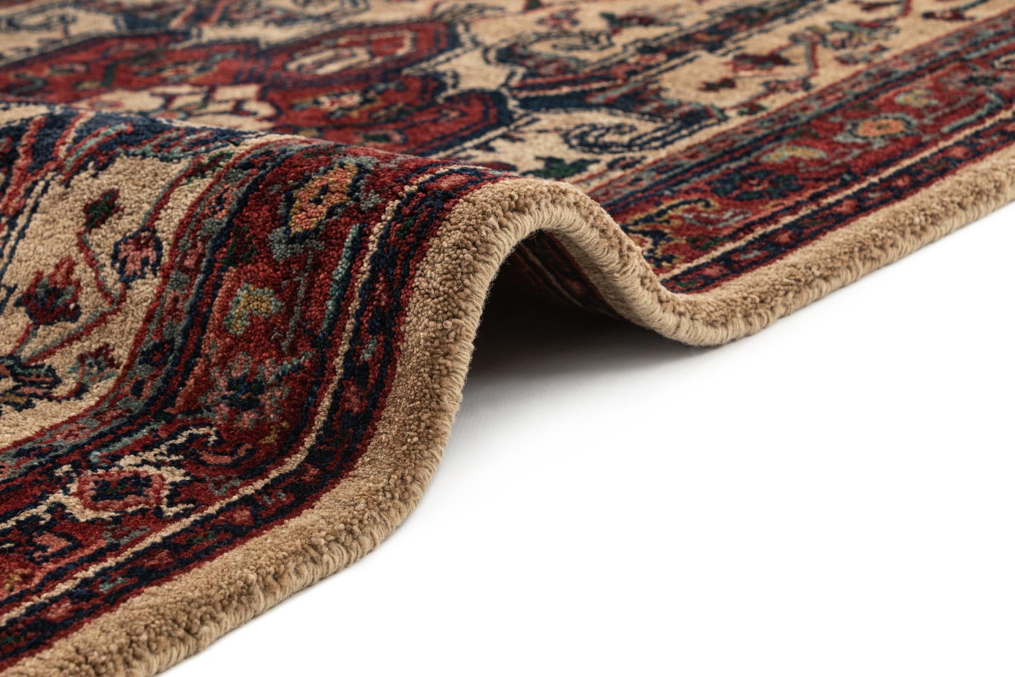 3' 4 x 6' 6 Hand Knotted Shahrbaft Wool Rug