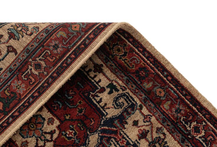 Detail image of 3' 4 x 6' 6 Hand Knotted Shahrbaft Wool Rug
