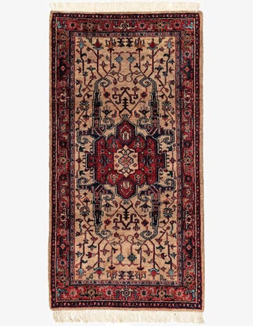 3' 4 x 6' 6 Hand Knotted Shahrbaft Wool Rug