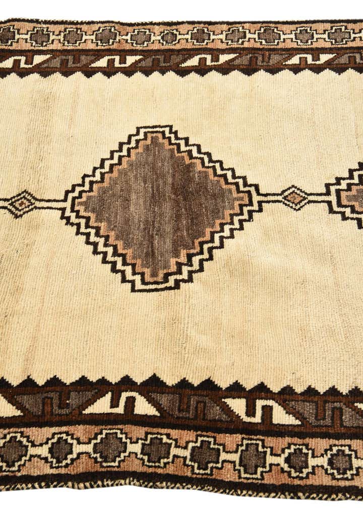 3' 9 x 7' Hand Knotted Shiraz-Gabbeh Persian Wool Rug