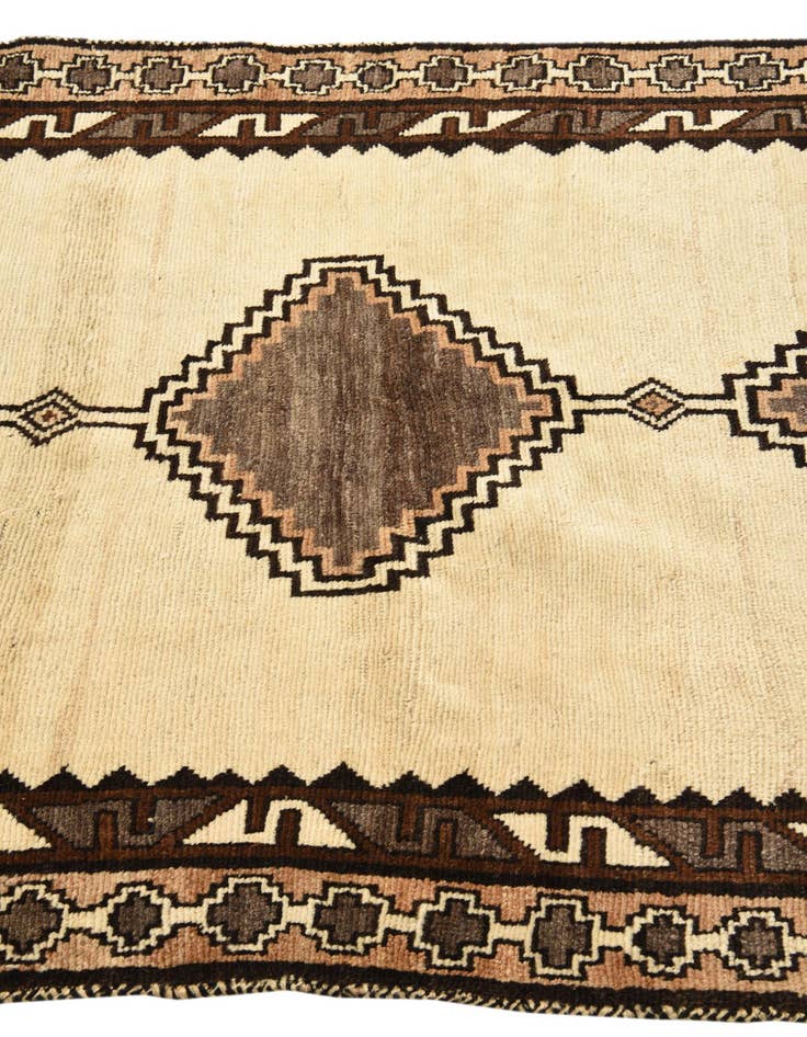 Detail image of 3' 9 x 7' Hand Knotted Shiraz-Gabbeh Persian Wool Rug