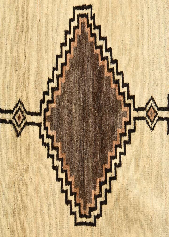 3' 9 x 7' Hand Knotted Shiraz-Gabbeh Persian Wool Rug