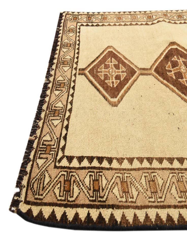 Detail image of 3' 5 x 6' 1  Hand Knotted Shiraz-Gabbeh Persian Wool Rug