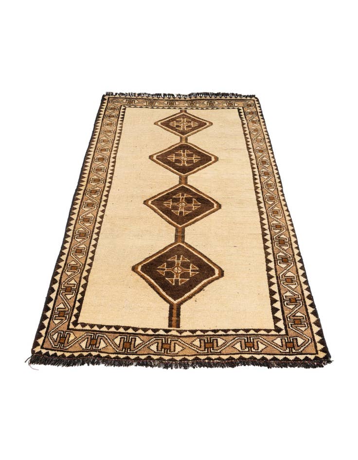 Detail image of 3' 5 x 6' 1 Hand Knotted Shiraz-Gabbeh Wool Rug