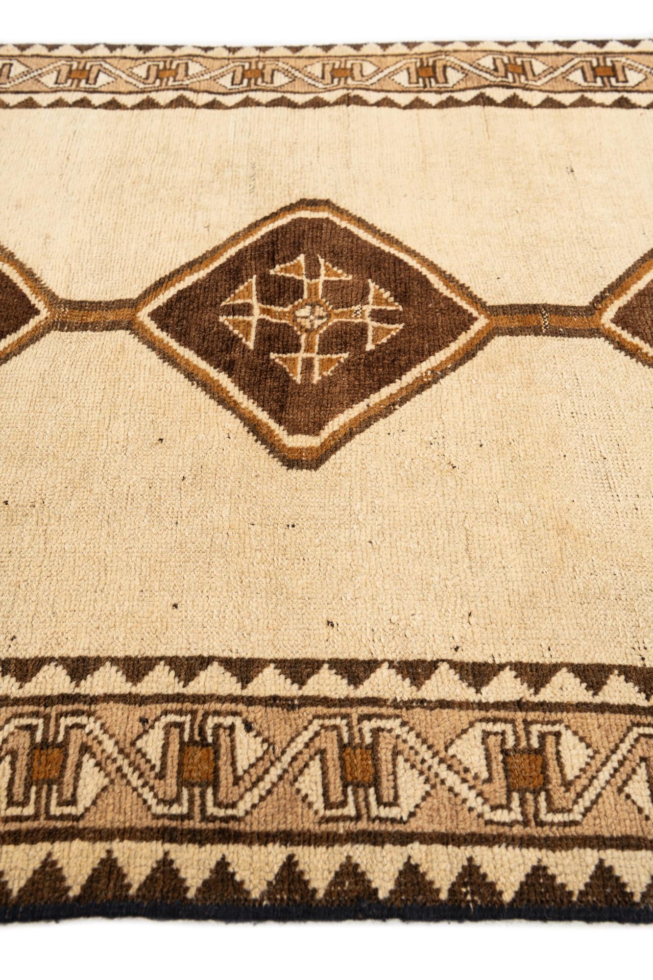 3' 5 x 6' 1 Hand Knotted Shiraz-Gabbeh Wool Rug