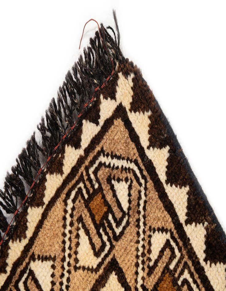 Detail image of 3' 5 x 6' 1  Hand Knotted Shiraz-Gabbeh Wool Rug