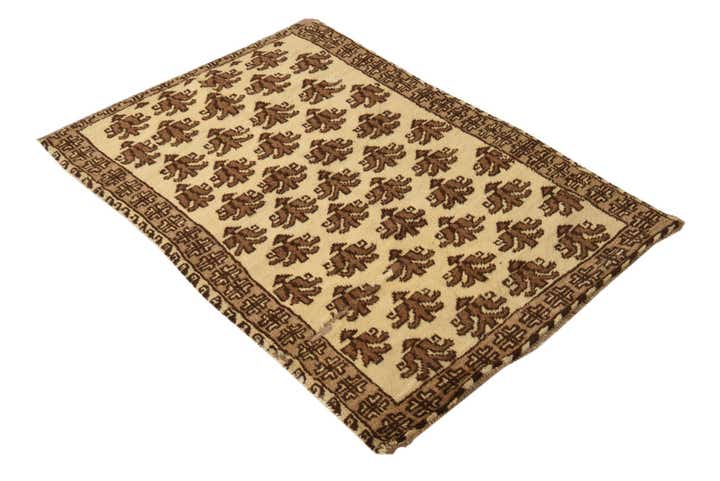 2' 8 x 4' 1 Hand Knotted Shiraz-Lori Persian Wool Rug