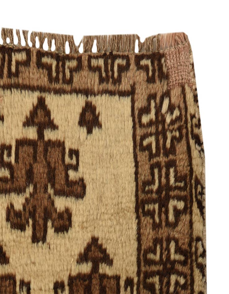 Detail image of 2' 8 x 4' 1  Hand Knotted Shiraz-Lori Persian Wool Rug