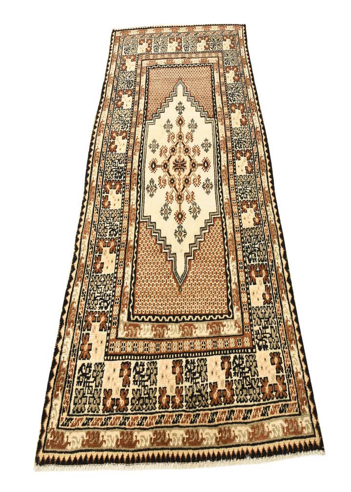 4' 10 x 8' Hand Knotted Shiraz Persian Wool Rug