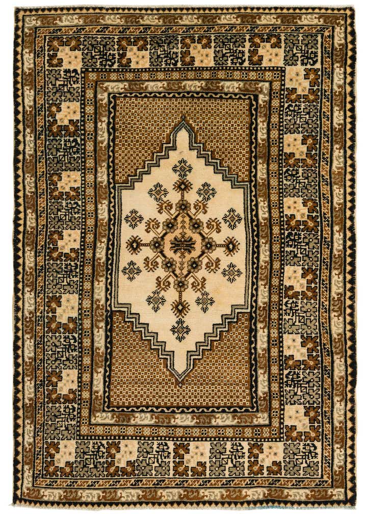 4' 10 x 8' Hand Knotted Shiraz Persian Wool Rug