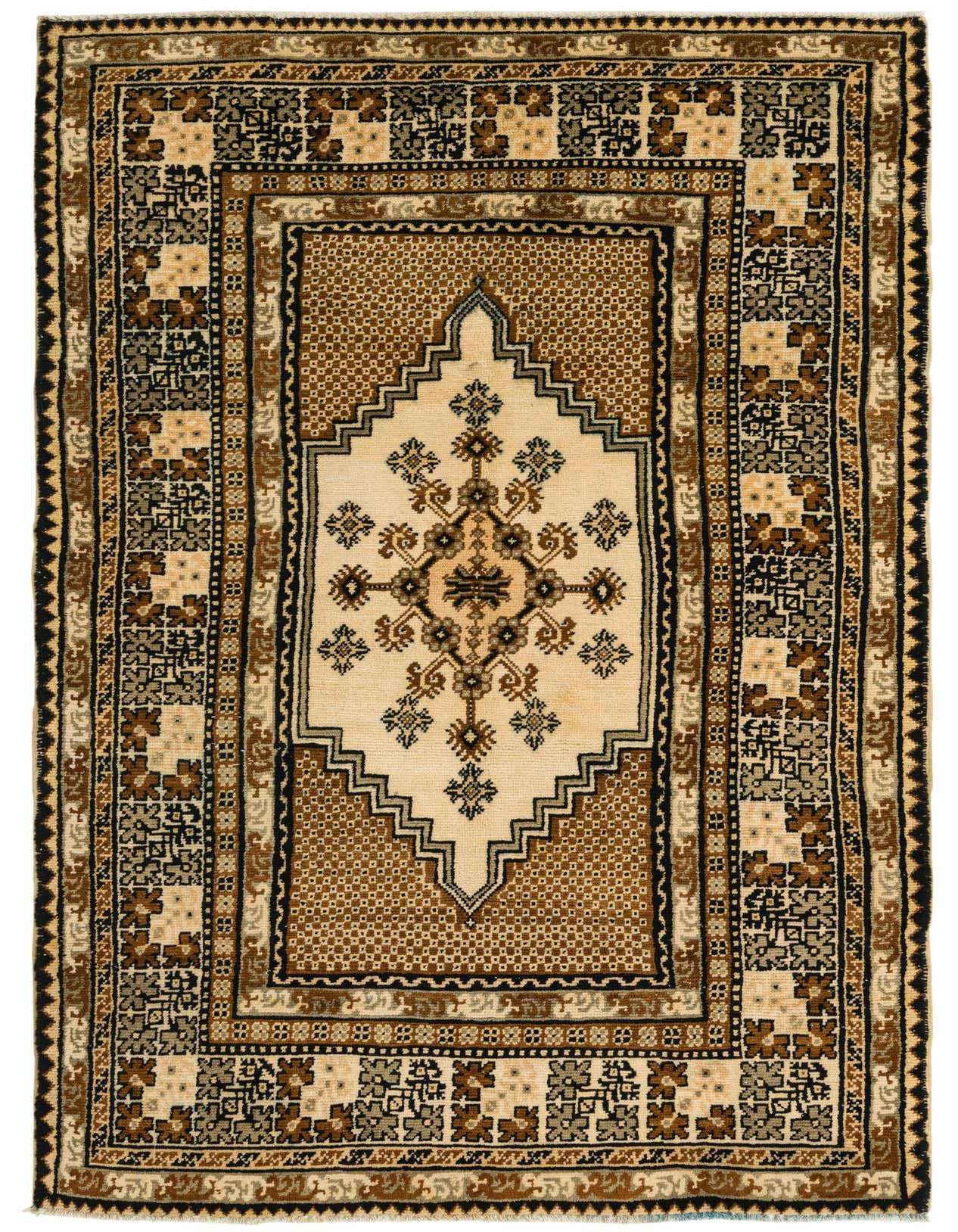 4' 10 x 8' Hand Knotted Shiraz Persian Wool Rug