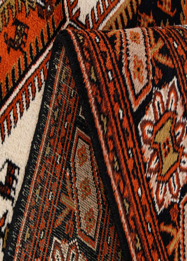 6' 8 x 10' Hand Knotted Shiraz Wool Rug