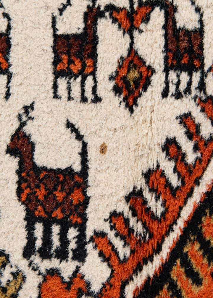 6' 8 x 10' Hand Knotted Shiraz Wool Rug